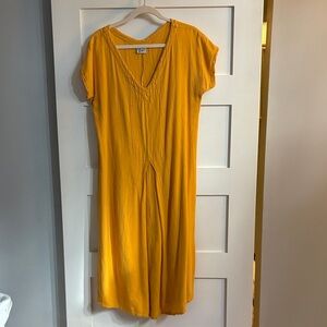 Oh My Gauze! Yellow Midi Dress